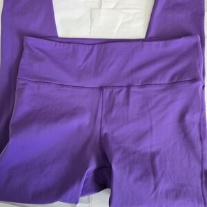 Mono B Bold Purple High-Waist Leggings